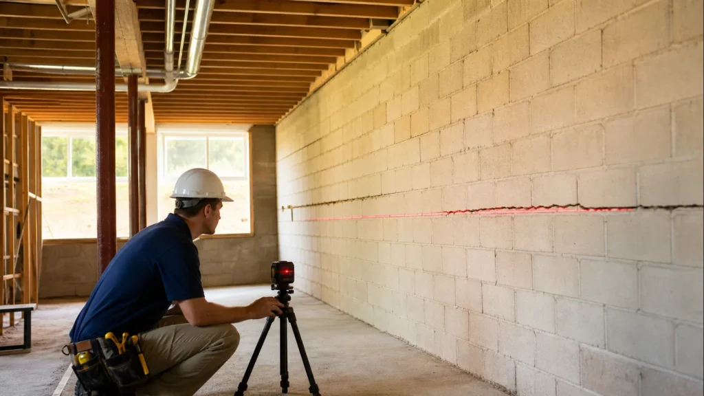 Bowing Basement Wall Signs Boonville Owners Should Know — realistic Boonville, Indiana foundation service scene