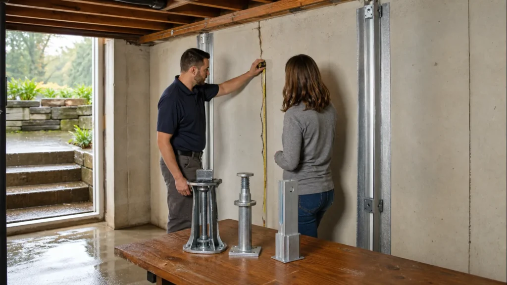Foundation Wall Repair Options for Boonville Homes — realistic Boonville, Indiana foundation service scene