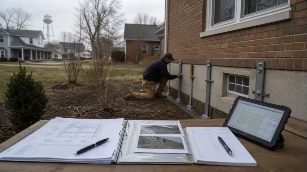 How to Maintain Foundation Repair Records for a Boonville Property — realistic Boonville, Indiana foundation service scene